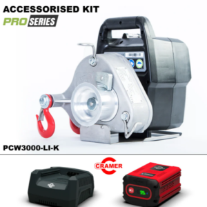 Автономная лебёдка PCW3000-LI-K Battery | 1000kg Pulling Capstan Winch Kit — Cramer