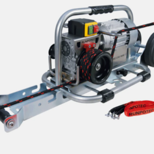 Универсальная электрическая лебёдка-кабестан RUNPOTEC — 230V Capstan Winch CW 800 E (в комплекте с рельсом и стропой)